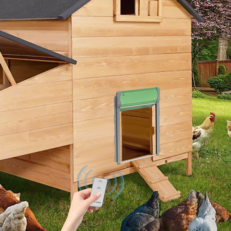 Tucker Murphy Pet™ Automatic Chicken Coop Door, Solar Powered